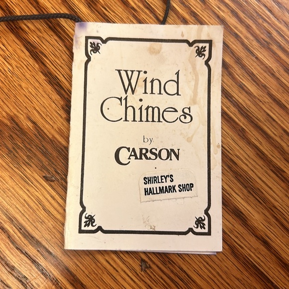 NWT Merry Christmas with Santas Sleigh Pewter Wind Chimes by Carson Industies - Picture 6 of 8